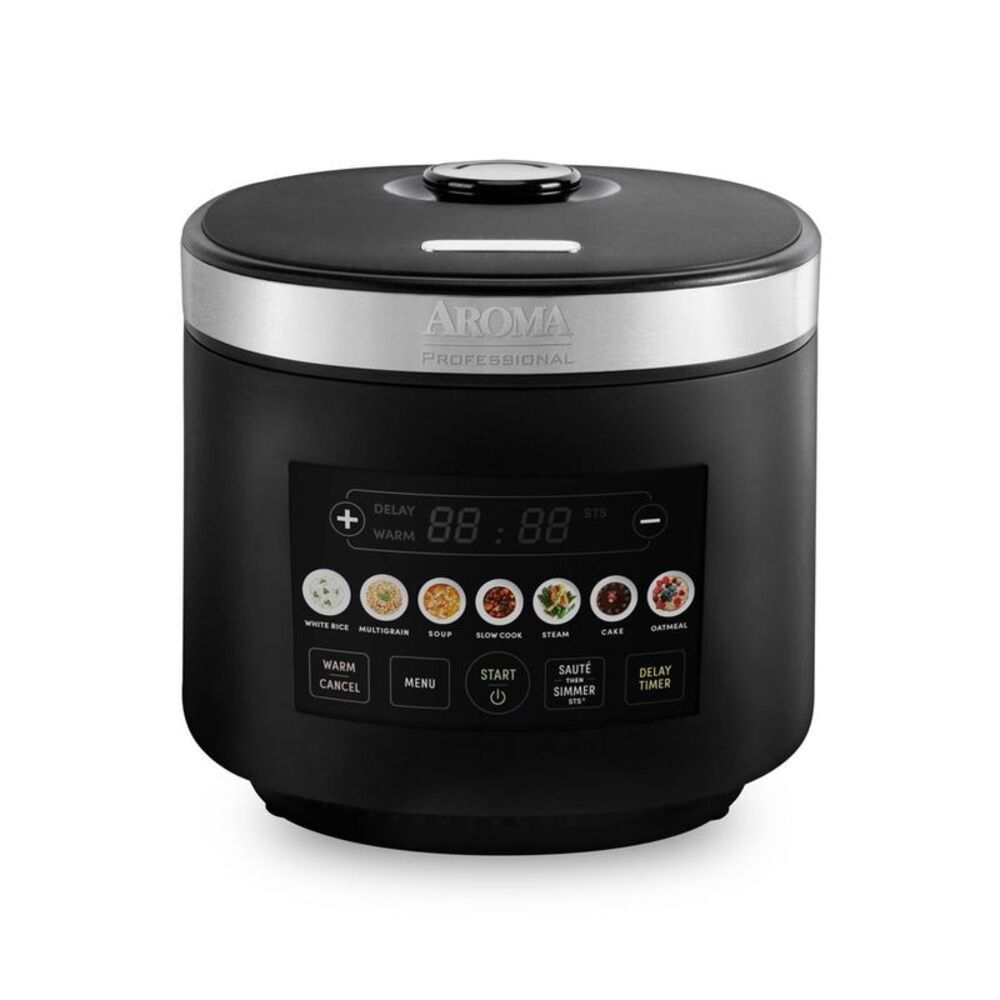 Aroma 20 Cup Digital Rice Cooker Black